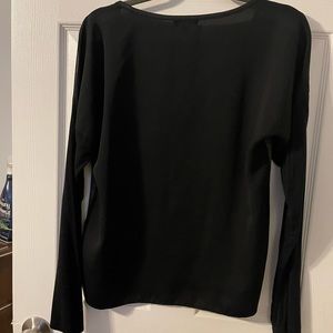 Calvin Klein Chiffon/Cotton Long Sleeve